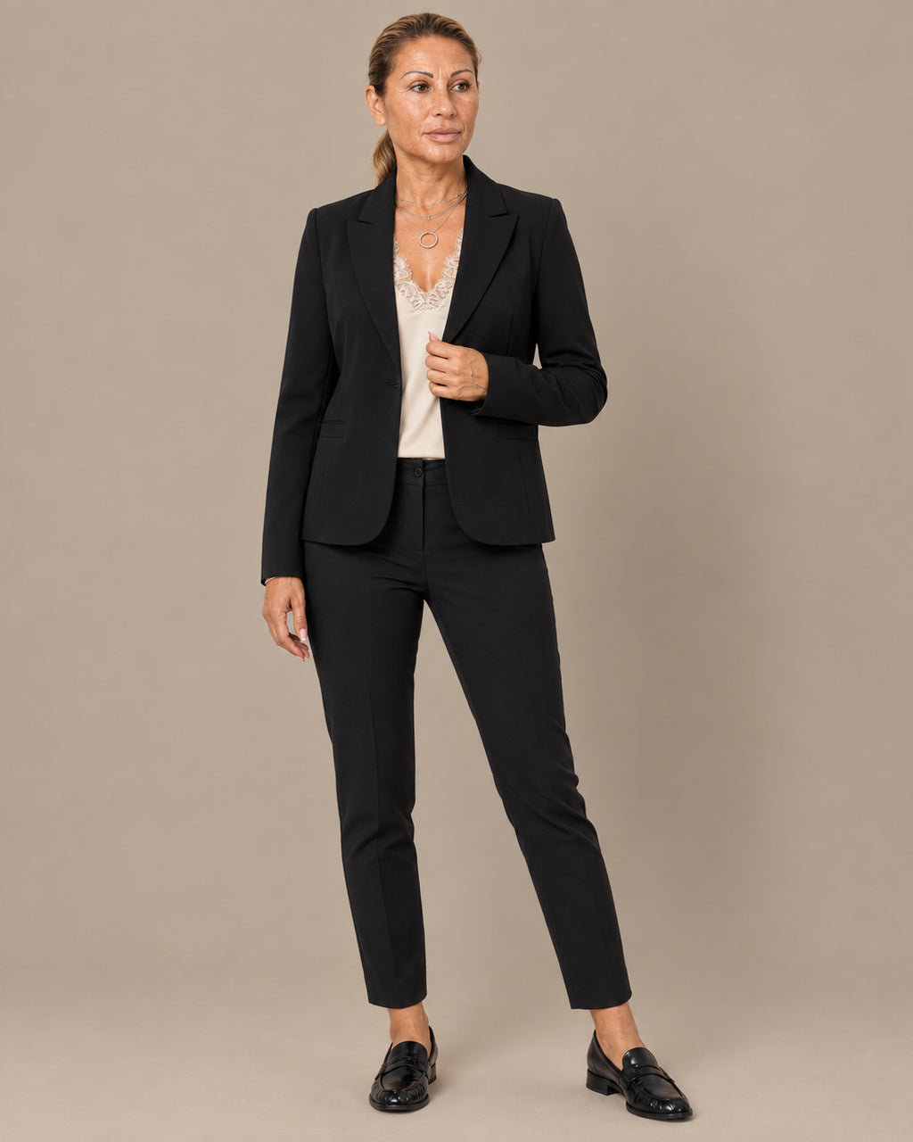 Maryley Abbigliamento Pantalone a sigaretta alla caviglia 