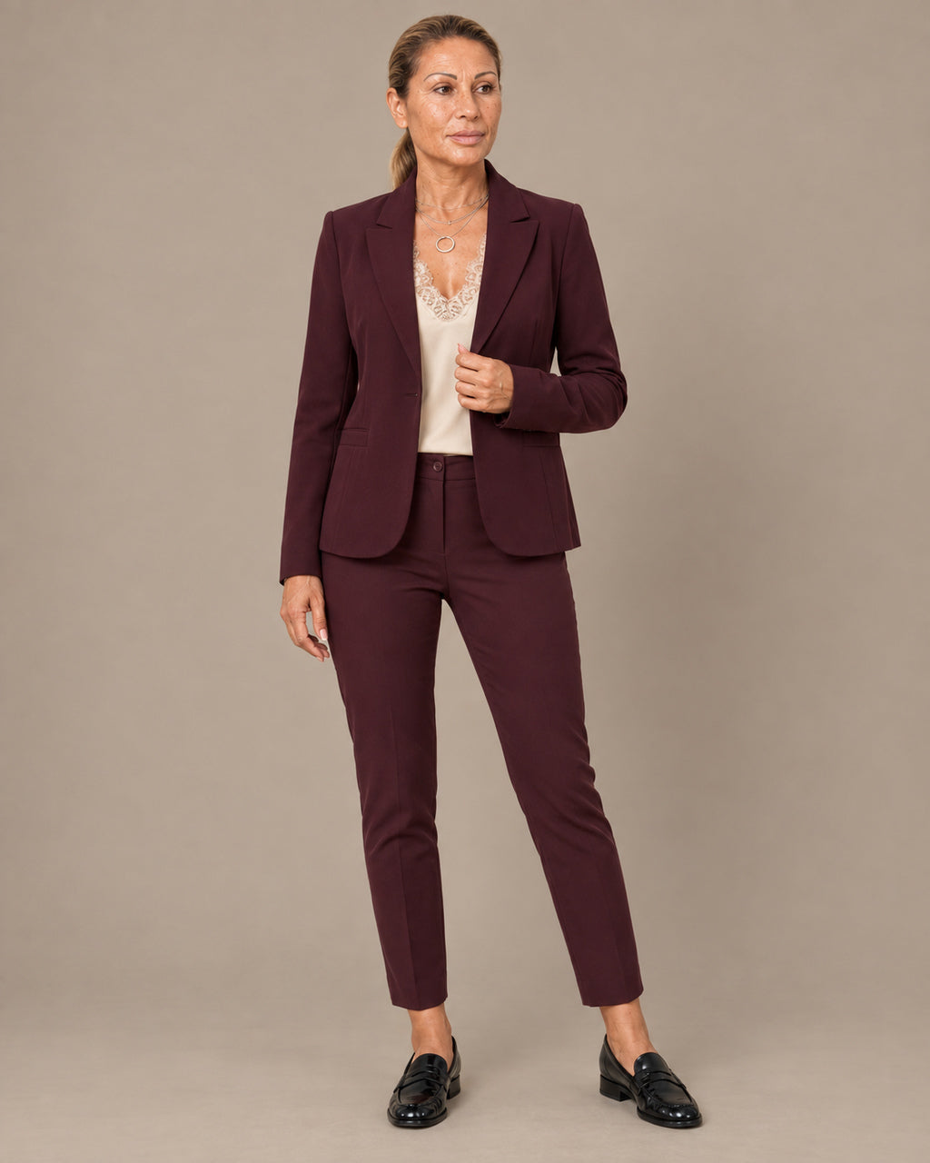 Maryley Abbigliamento Pantalone a sigaretta alla caviglia 