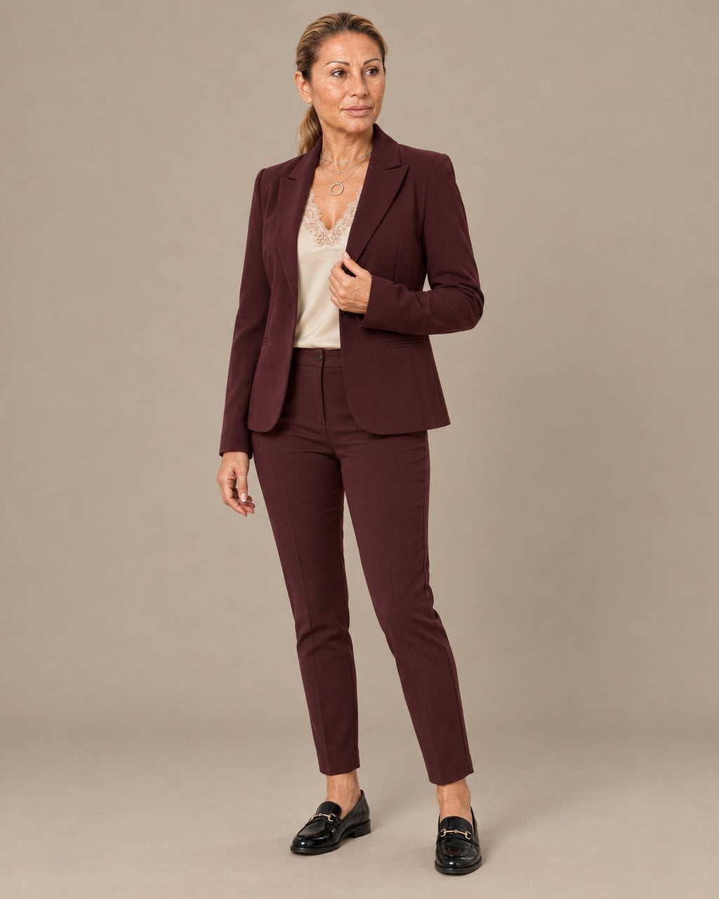 Maryley Abbigliamento Pantalone a sigaretta alla caviglia 