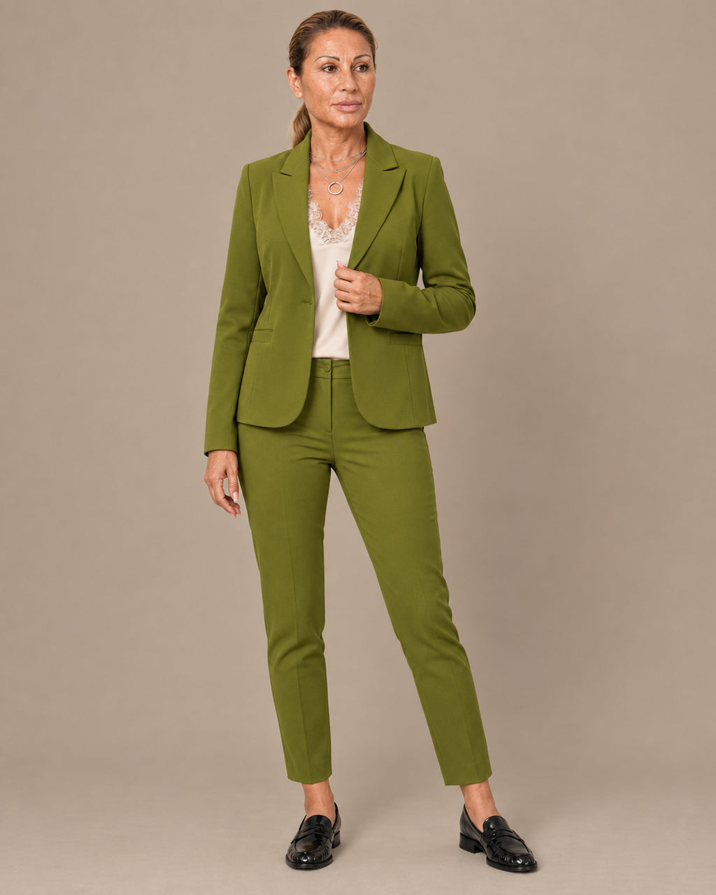 Maryley Abbigliamento Pantalone a sigaretta alla caviglia 