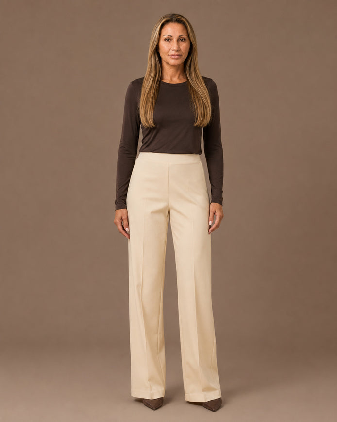 Maryley Abbigliamento Pantalone palazzo in punto Milano 