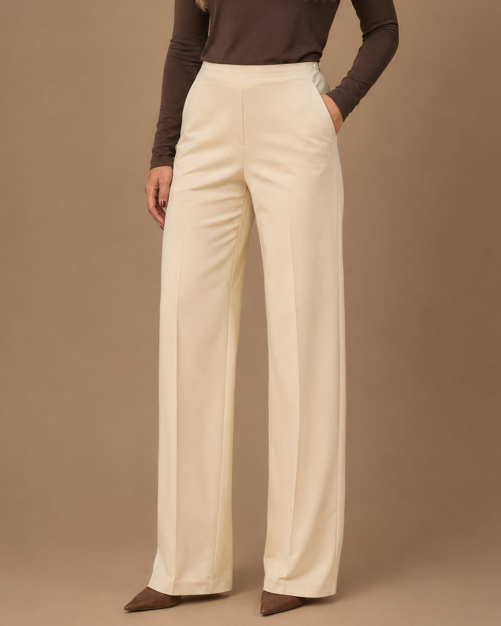 Maryley Abbigliamento Pantalone palazzo in punto Milano 
