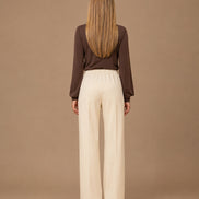 Maryley Abbigliamento Pantalone palazzo in punto Milano 