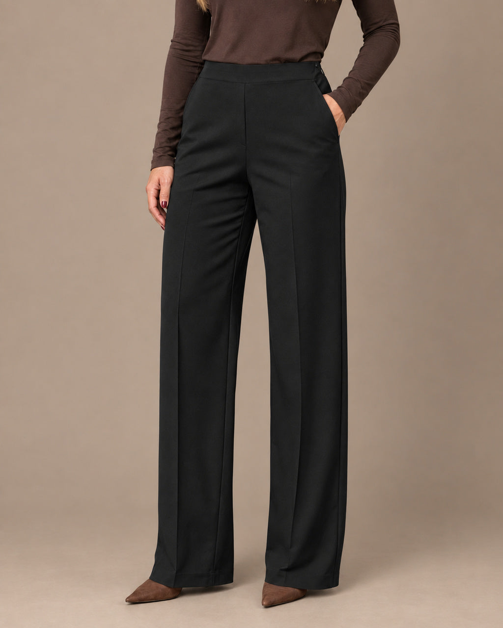 Maryley Abbigliamento Pantalone palazzo in punto Milano 