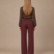 Maryley Abbigliamento Pantalone palazzo in punto Milano 