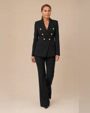 Pantalone flare Maryley Nero