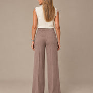 Maryley Abbigliamento Pantalone palazzo gessato 
