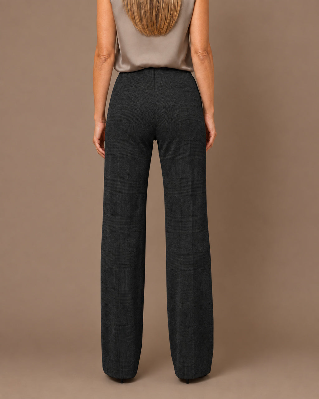 Maryley Abbigliamento Pantalone palazzo in principe di Galles 