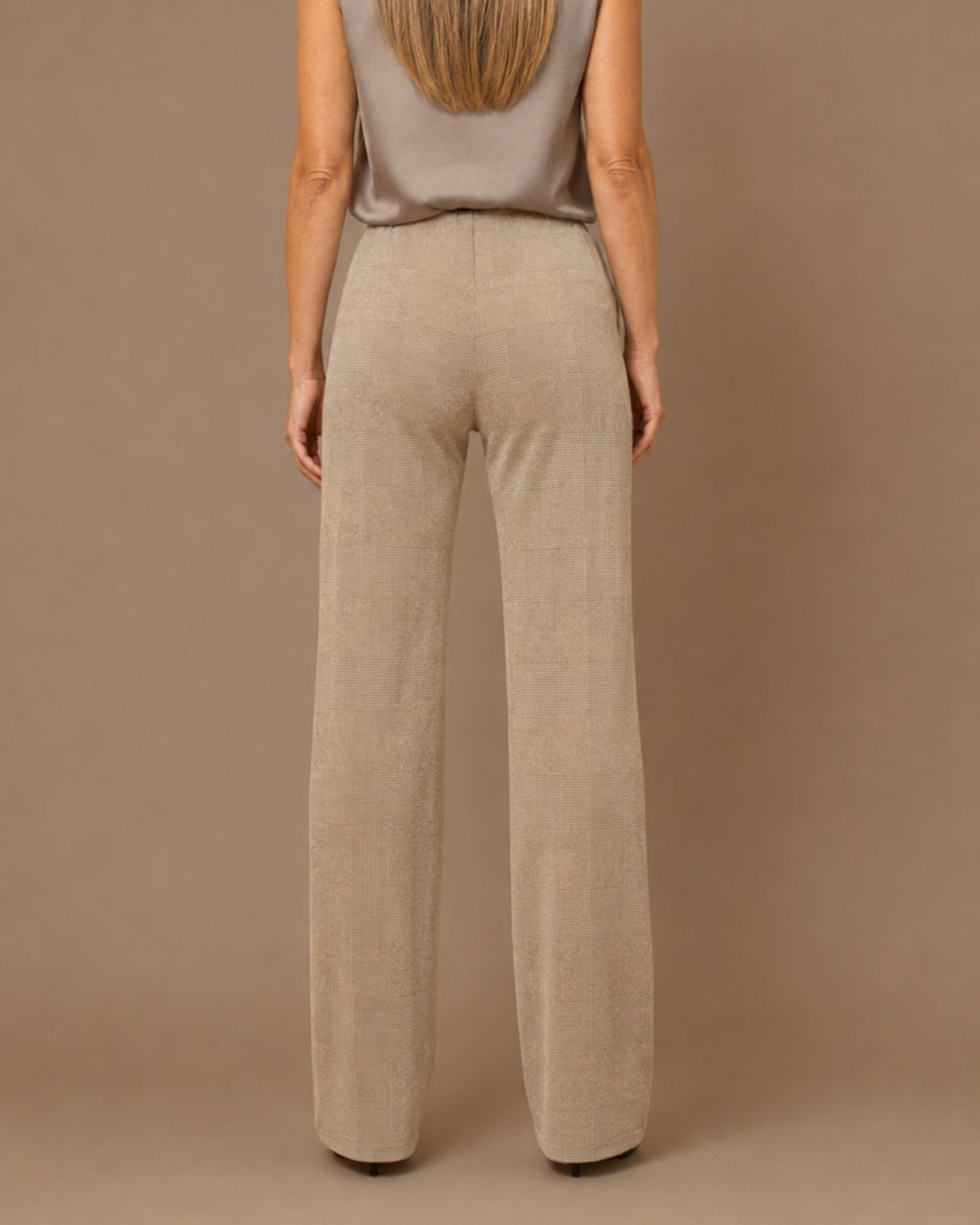 Maryley Abbigliamento Pantalone palazzo in principe di Galles 