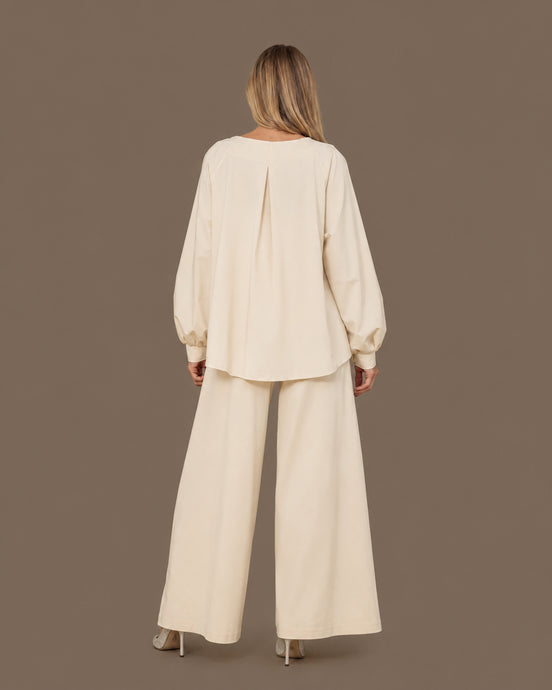 Maryley Abbigliamento Blusa svasata in punto Milano 