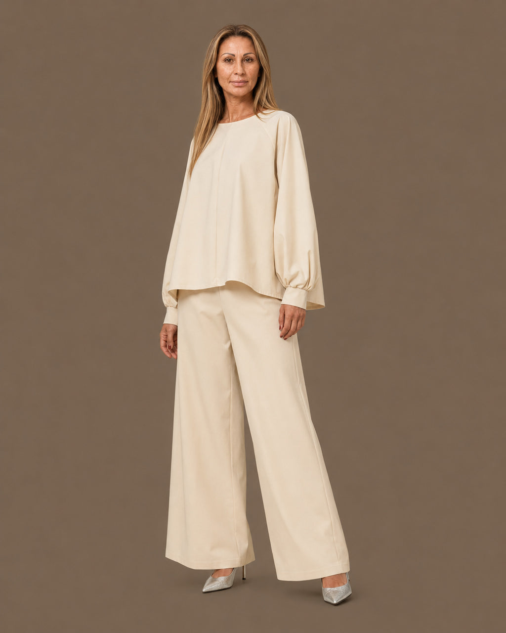 Maryley Abbigliamento Blusa svasata in punto Milano 