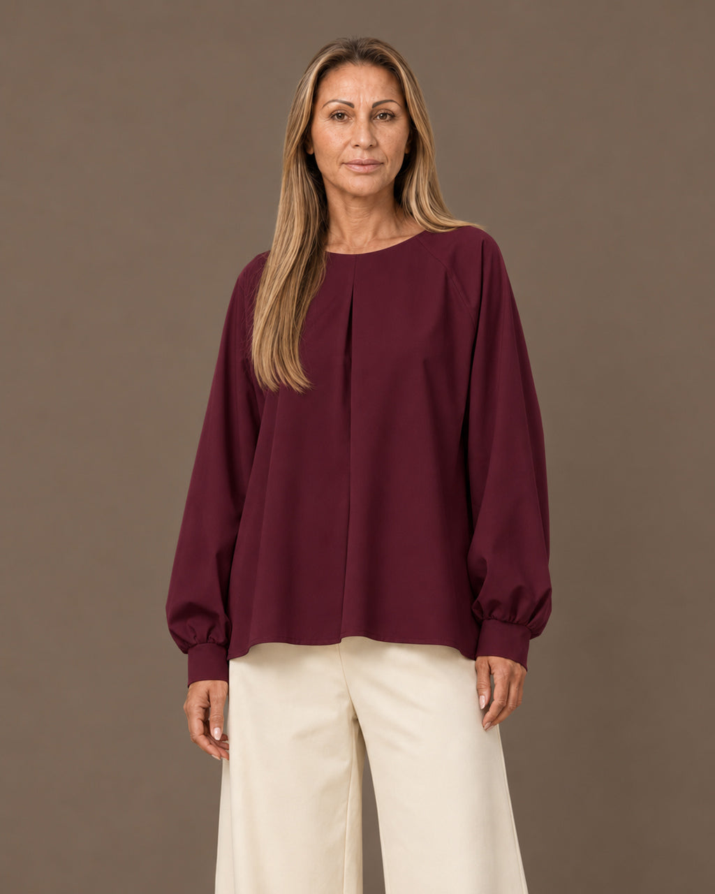 Maryley Abbigliamento Blusa svasata in punto Milano 