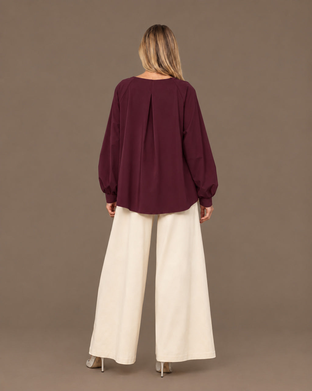 Maryley Abbigliamento Blusa svasata in punto Milano 