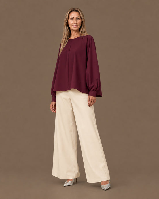 Maryley Abbigliamento Blusa svasata in punto Milano 