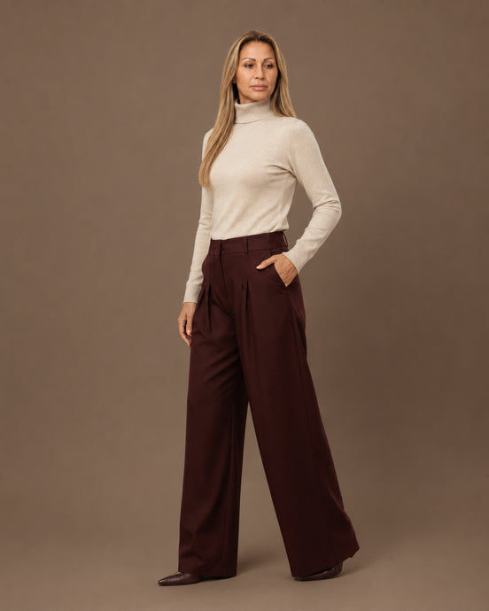 Maryley Abbigliamento Dolcevita basic a manica lunga 