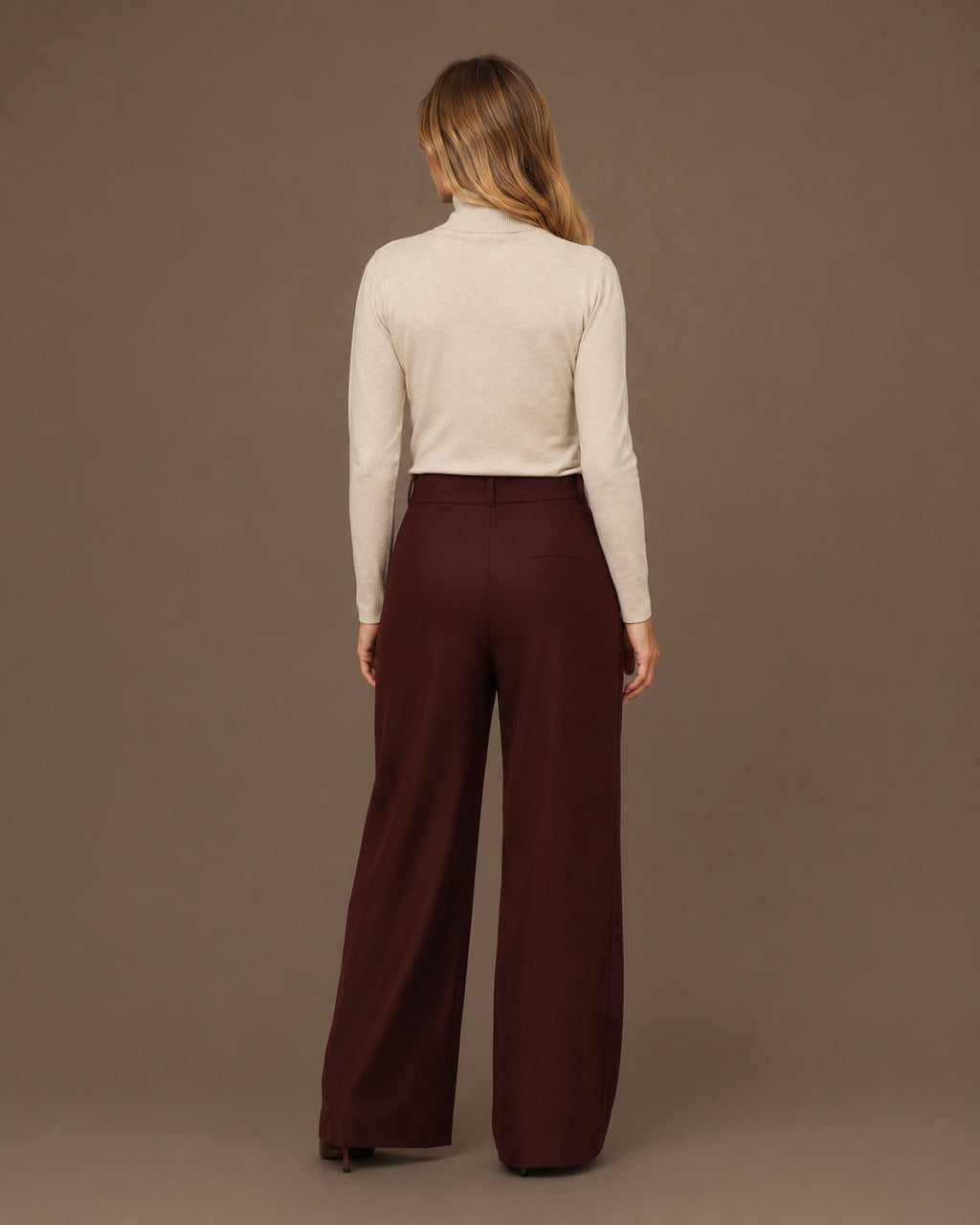 Maryley Abbigliamento Dolcevita basic a manica lunga 