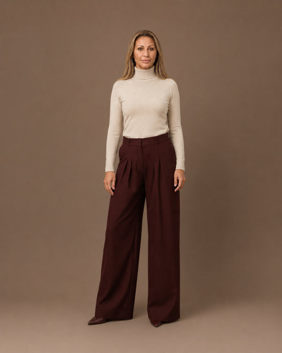 Maryley Abbigliamento Dolcevita basic a manica lunga 