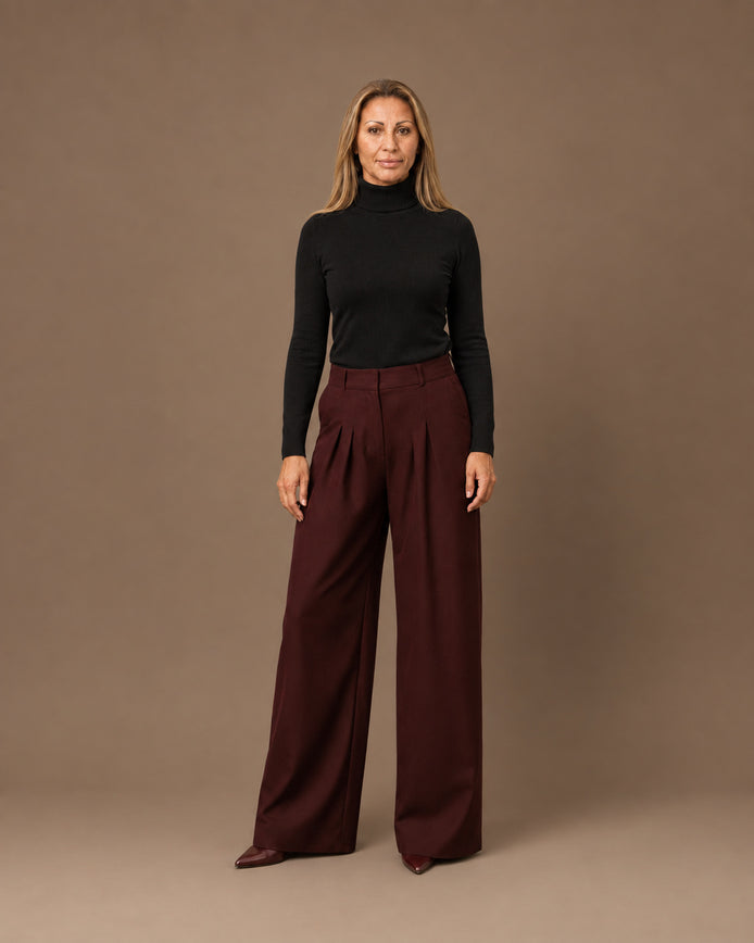 Maryley Abbigliamento Dolcevita basic a manica lunga 