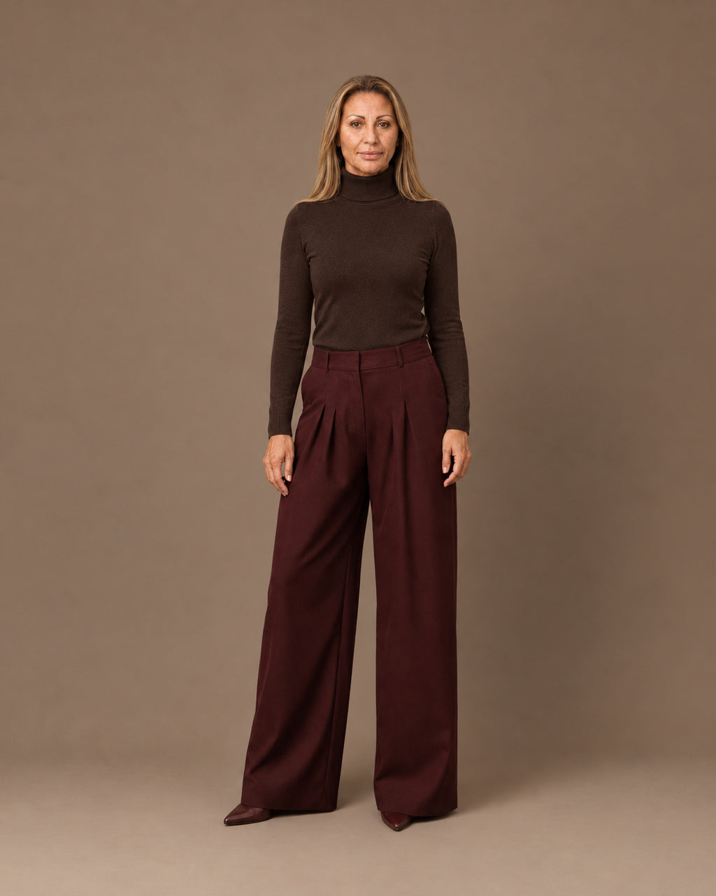 Maryley Abbigliamento Dolcevita basic a manica lunga 