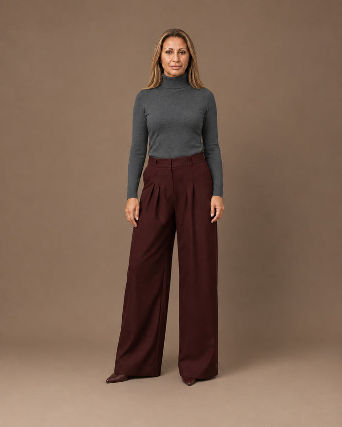 Maryley Abbigliamento Dolcevita basic a manica lunga 
