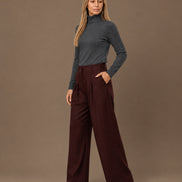 Maryley Abbigliamento Dolcevita basic a manica lunga 