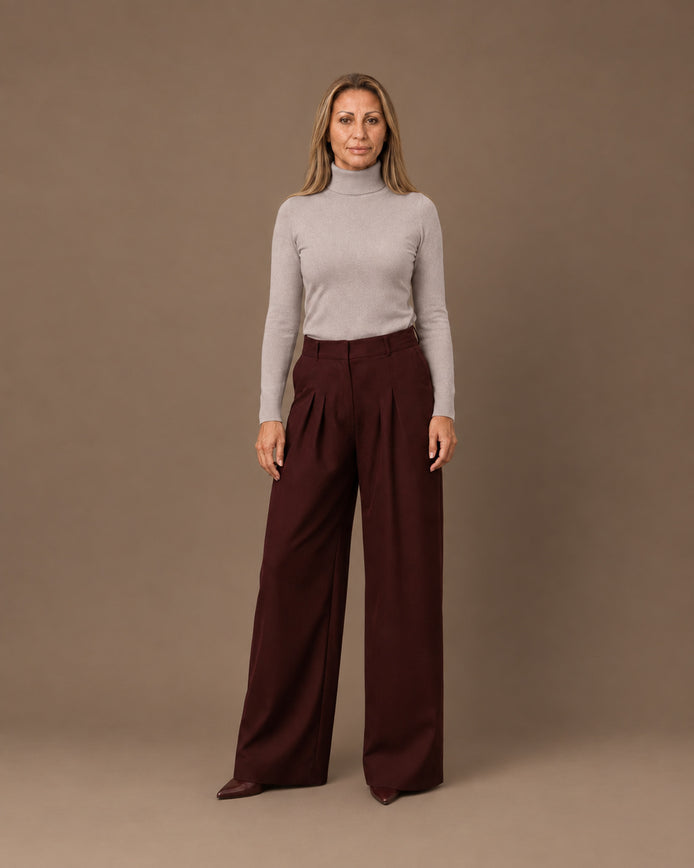 Maryley Abbigliamento Dolcevita basic a manica lunga 
