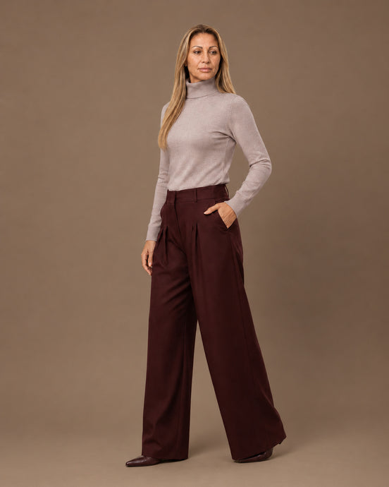 Maryley Abbigliamento Dolcevita basic a manica lunga 