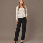 Maryley Abbigliamento Cardigan basic a manica lunga con scollo a V 