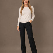 Maryley Abbigliamento Maglia basic a barchetta 