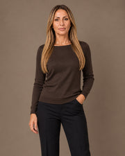 Maglia basic a barchetta Maryley Moro