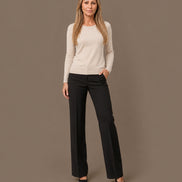 Maryley Abbigliamento Maglia basic a manica lunga con girocollo 