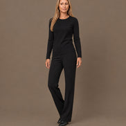 Maryley Abbigliamento Maglia basic a manica lunga con girocollo 