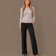 Maryley Abbigliamento Maglia basic a manica lunga con girocollo 