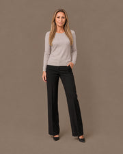 Maglia basic a manica lunga con girocollo Maryley Casha