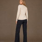 Maryley Abbigliamento Cardigan basic con scollo a V 