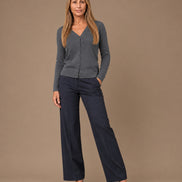 Maryley Abbigliamento Cardigan basic con scollo a V 