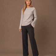 Maryley Abbigliamento Maglia basic con maniche svasate 