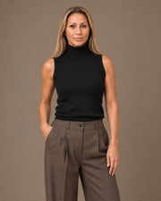 Dolcevita basic smanicato Maryley Nero