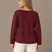 pronto Abbigliamento Maglia con scollo a V e punti luce 