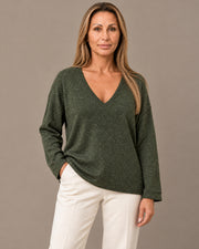 Maglia con scollo a V e punti luce Marseta pronto Militare