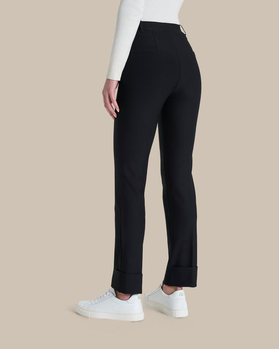 Ragno Abbigliamento Pantaloni slim straight con risvolto 