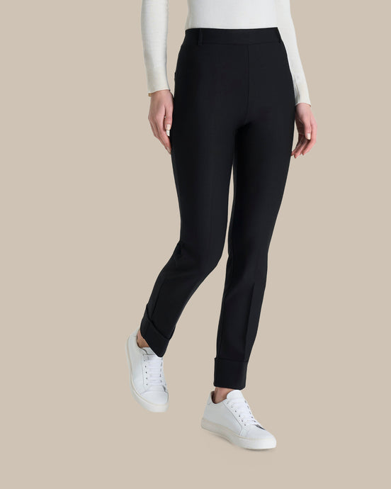 Ragno Abbigliamento Pantaloni slim straight con risvolto 