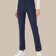 Ragno Abbigliamento Pantaloni slim straight con risvolto 