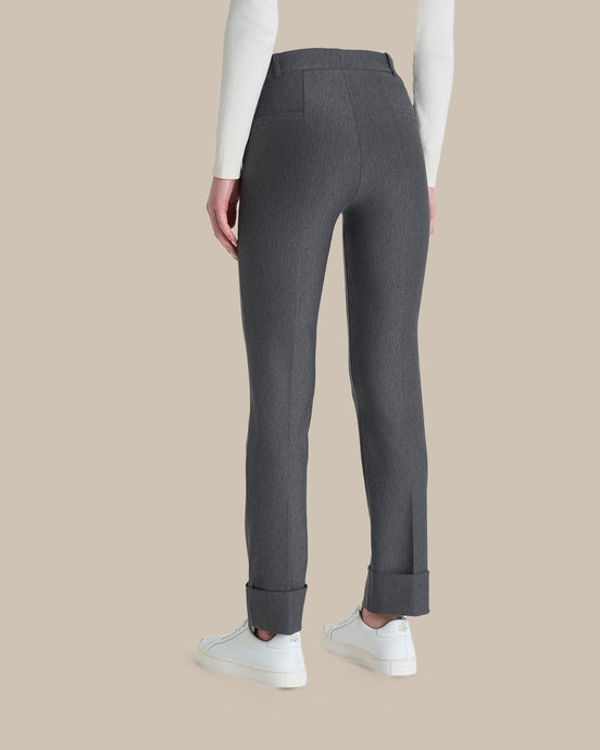 Ragno Abbigliamento Pantaloni slim straight con risvolto 