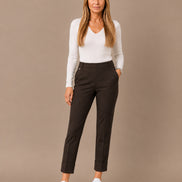 Ragno Abbigliamento Pantaloni slim straight con risvolto 