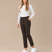 Ragno Abbigliamento Pantaloni slim straight con risvolto 