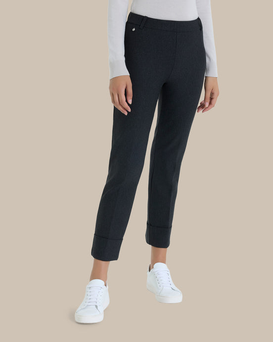 Ragno Abbigliamento Pantaloni slim straight con risvolto 