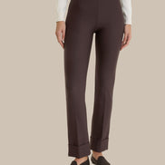 Ragno Abbigliamento Pantaloni slim straight con risvolto 