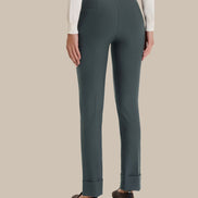 Ragno Abbigliamento Pantaloni slim straight con risvolto 