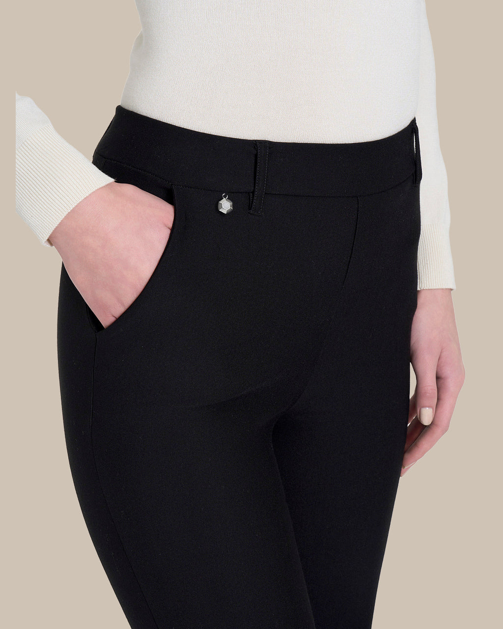 Ragno Abbigliamento Pantaloni straight in tessuto Compact 